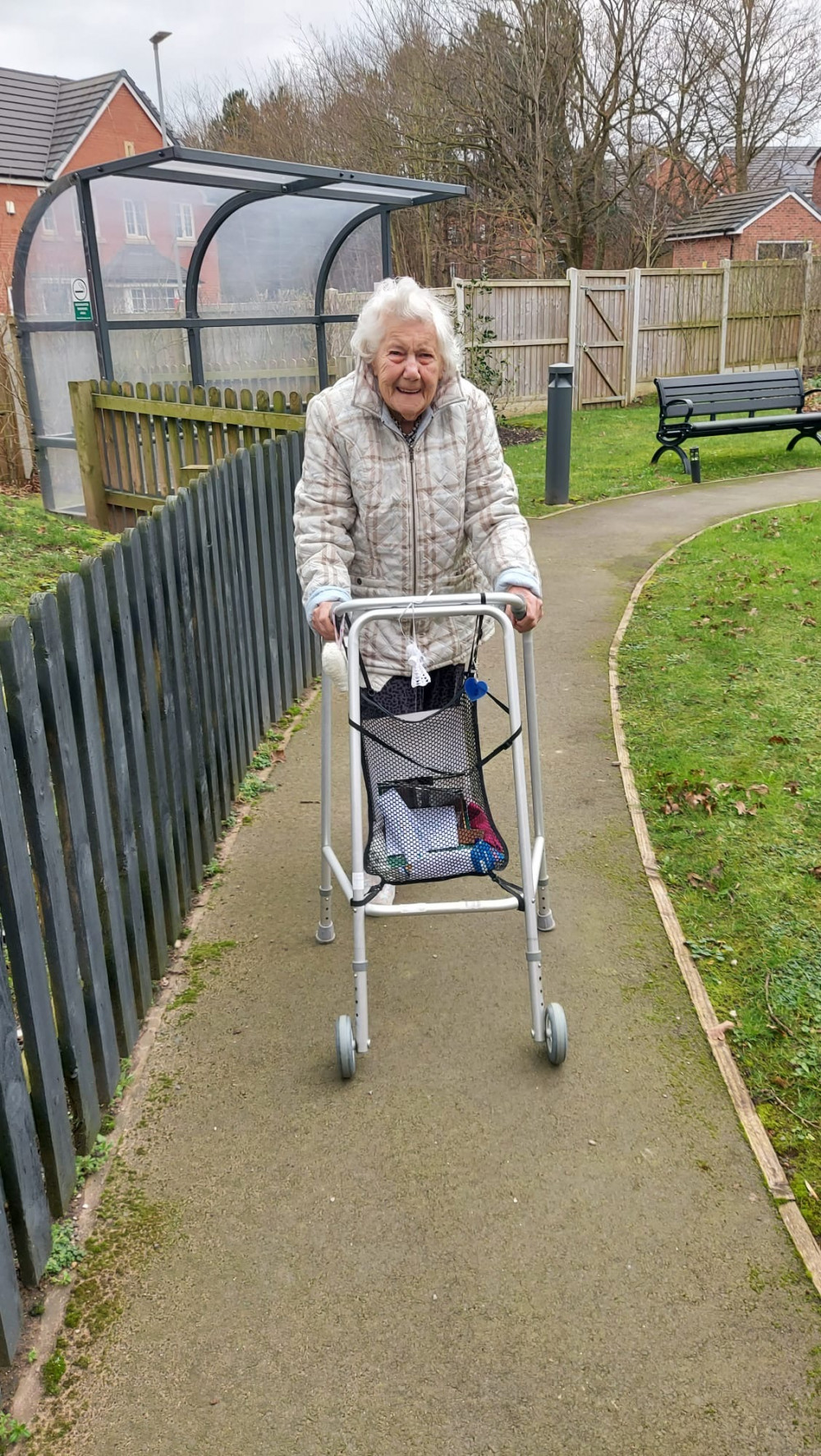 Can you send sprightly Marie, a resident at Twyford House Care Home,  a birthday card? (Photo: Twyford House Care Home)