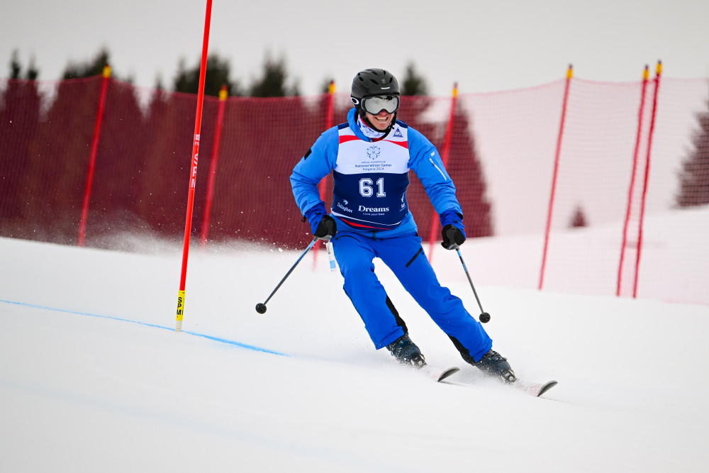  Stefan Nakoneczny, 33 year old local autistic man from Strawberry Hill has become a double ski medalist at the Special Olympics National Winter Games. (Photo Credit: Jeremy Nako).