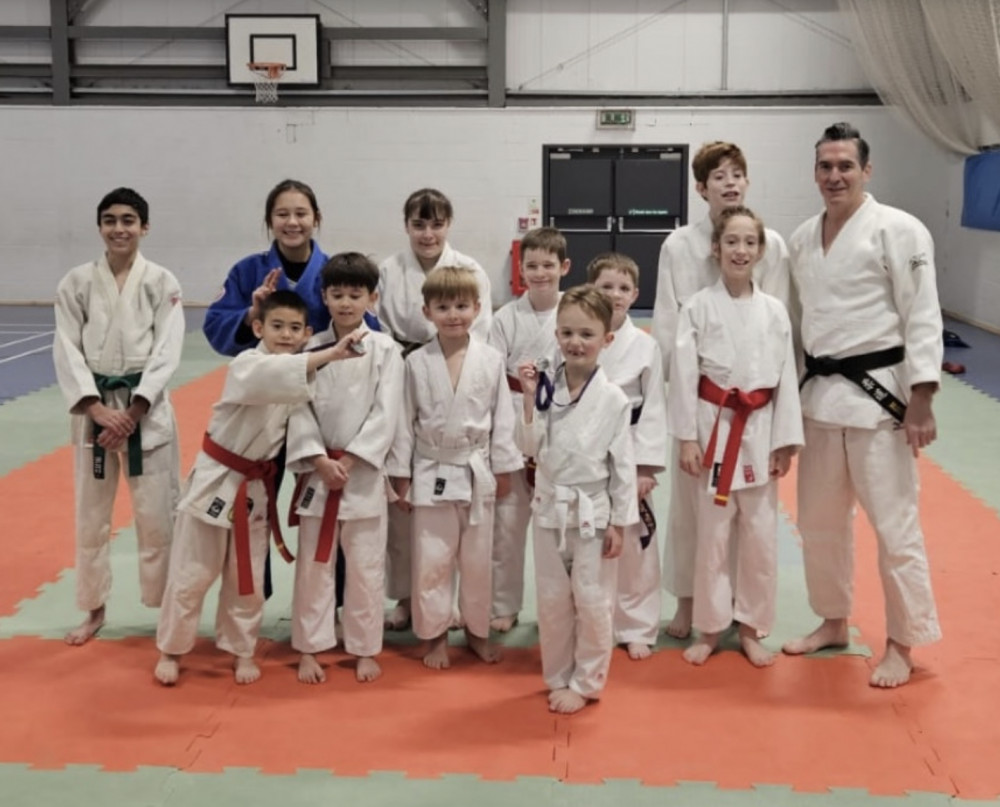 Hugely-respected Sensei Steve Crowley with talented youngsters from Stotfold Judo Club. CREDIT: Stotfold Judo Club Facebook Hugely-respected Sensei Steve Crowley with talented youngsters from Stotfold Judo Club. CREDIT: Stotfold Judo Club Facebook