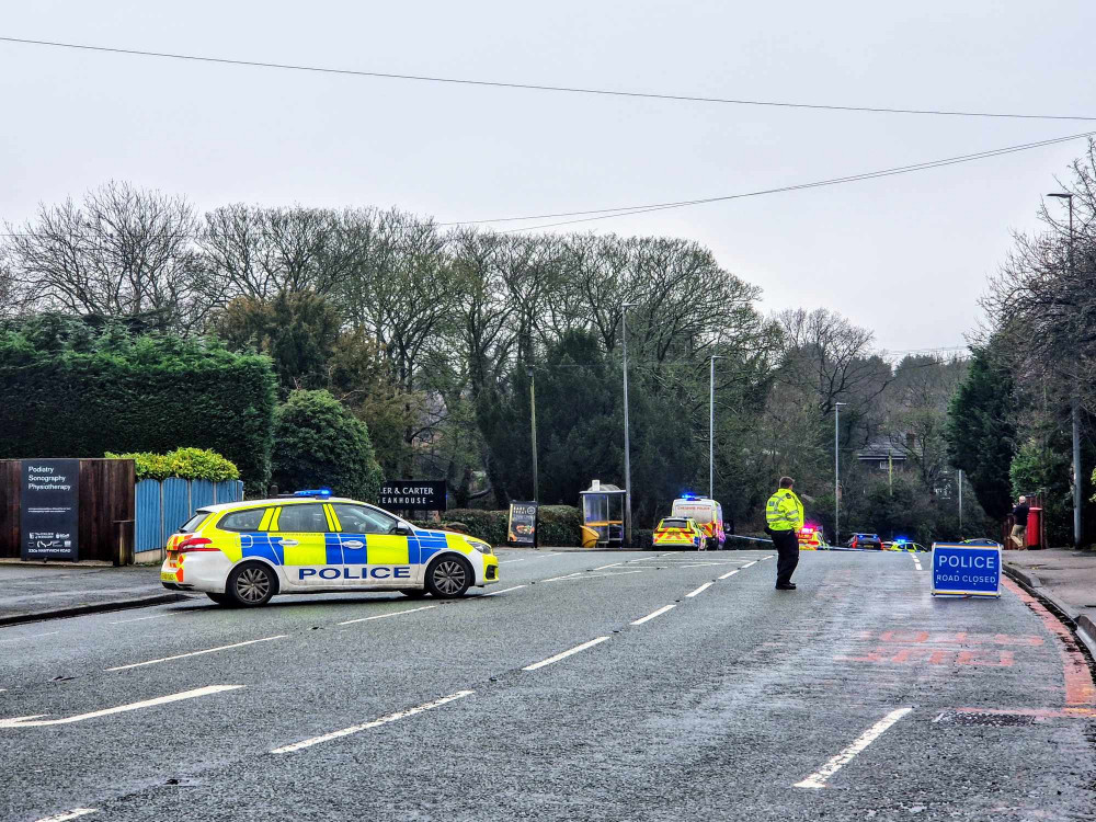 A male pedestrian was hit by a car on Crewe Road/Nantwich Road, by BP petrol station (Ryan Parker).