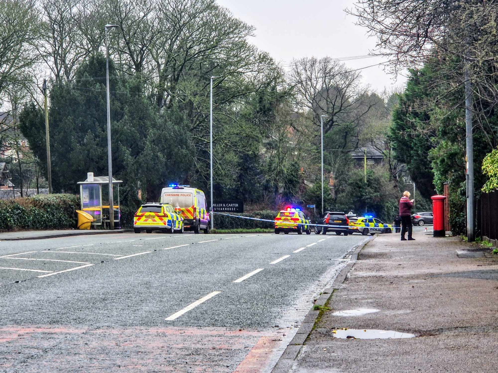 Nantwich Road/Crewe Road was closed in both directions between Broughton Lane and Manor Way, but has since reopened (Ryan Parker).