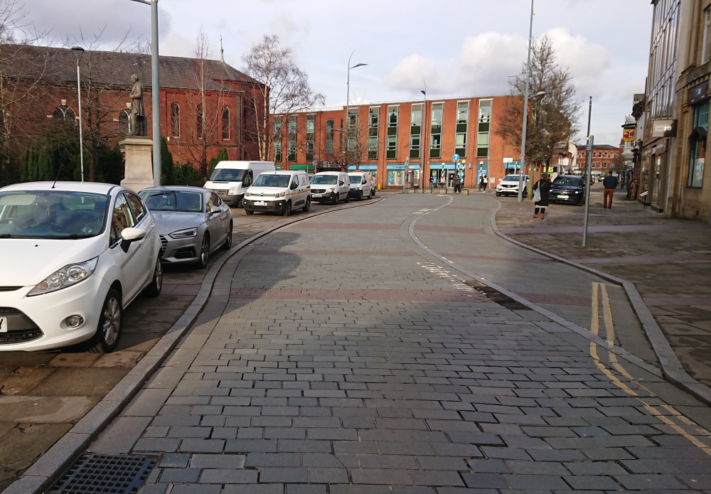 Residents in Stockport have said areas of the town centre have become a 'free park', including the St Peter's Square area (Image - Martin Bain)