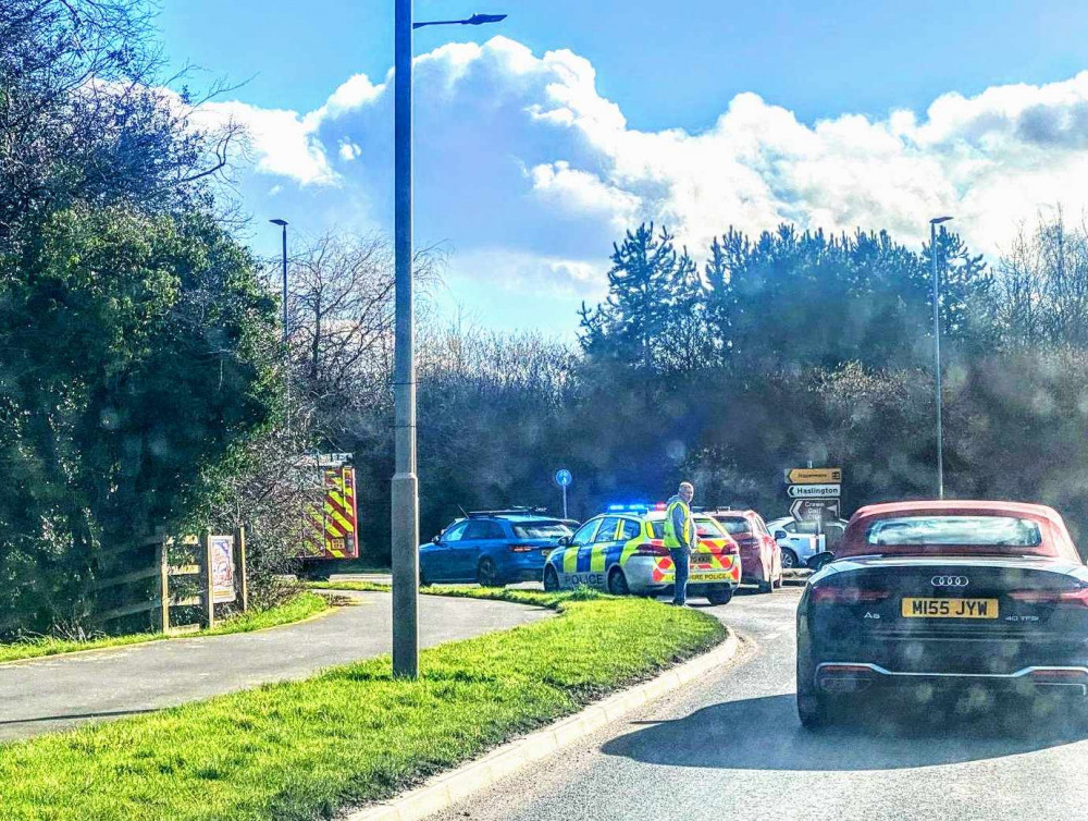 A 77-year-old man remains in hospital with "serious injuries," following a collision between a bus and a car at Crewe Green Roundabout on Monday 12 February (Nub News).