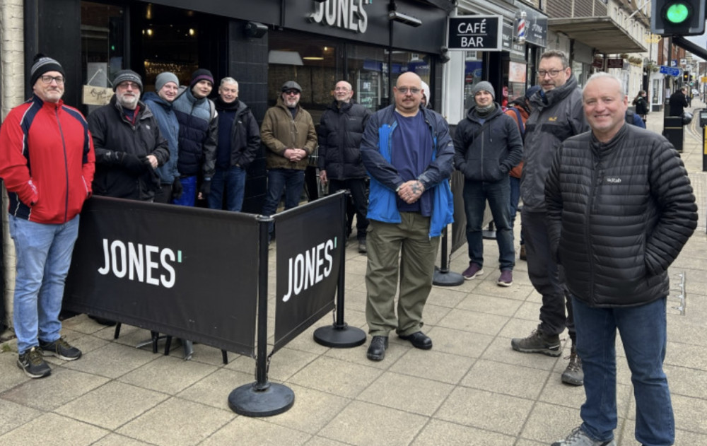 ‘For Men To Talk’ Walking Group Meeting. CREDIT: For Men To Talk 