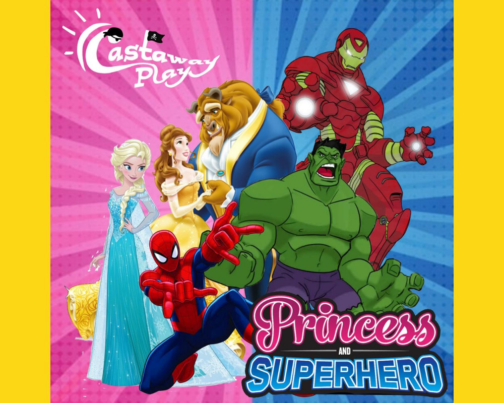 Castaway Play Princesses and Superheroes. 