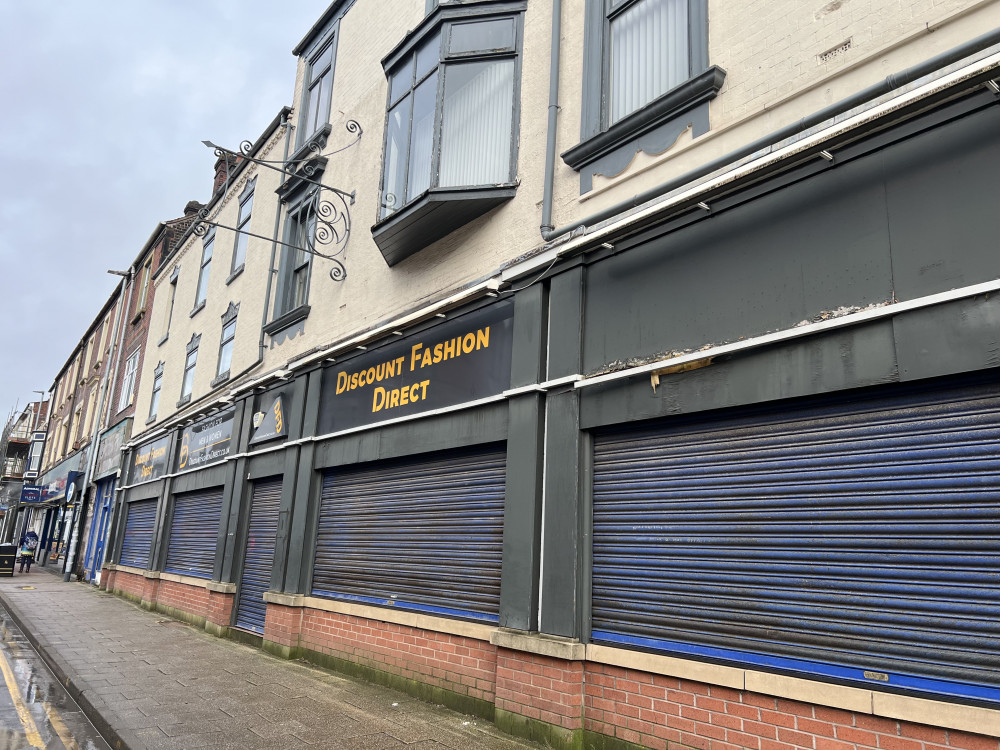 The proposed plans were for 13 new flats above the former Discount Fashion Direct store in Stoke (Nub News).