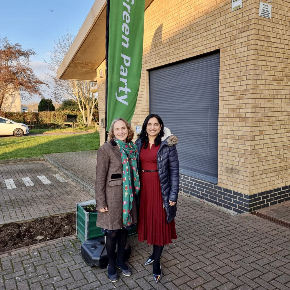 Zoe Leventhal (left) is running for the Greens in Kenilworth and Southam, while Hema YellaPragada is representing the party in Warwick and Leamington (image supplied)