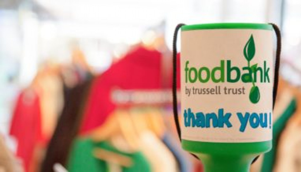 The team are looking for a selection of goods this half term. Image credit: Rutland Foodbank. 