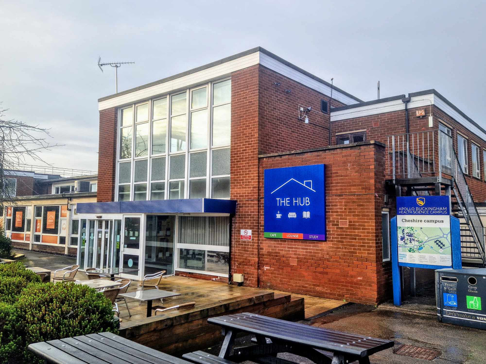 Ria's Kitchen by Bombaye Junction, opened inside The Hub, Apollo Buckingham Health Sciences Campus, Crewe Green Road, in August 2023 (Ryan Parker).