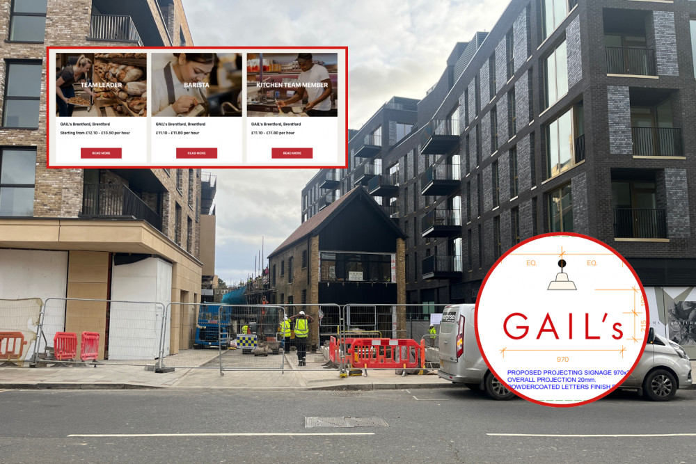 The new GAIL's store is part of the bigger Ballymore development underway in Brentford High Street (credit: Cesar Medina & GAIL's). The new GAIL's store is part of the bigger Ballymore development underway in Brentford High Street (credit: Cesar Medina & GAIL's).