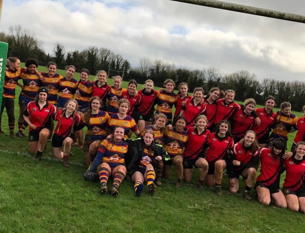 The teams, image Frome RFC