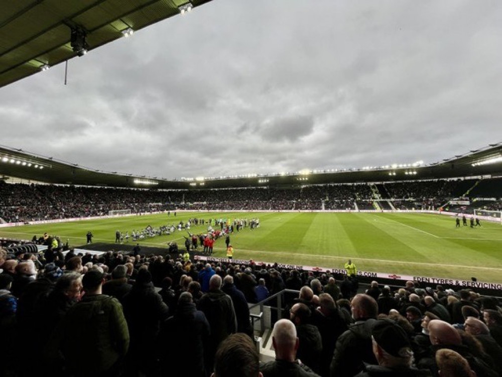 Derby 1-0 Stevenage: Match Report by Sam Cretton for Nub News at Pride Park. CREDIT: Sam Cretton 