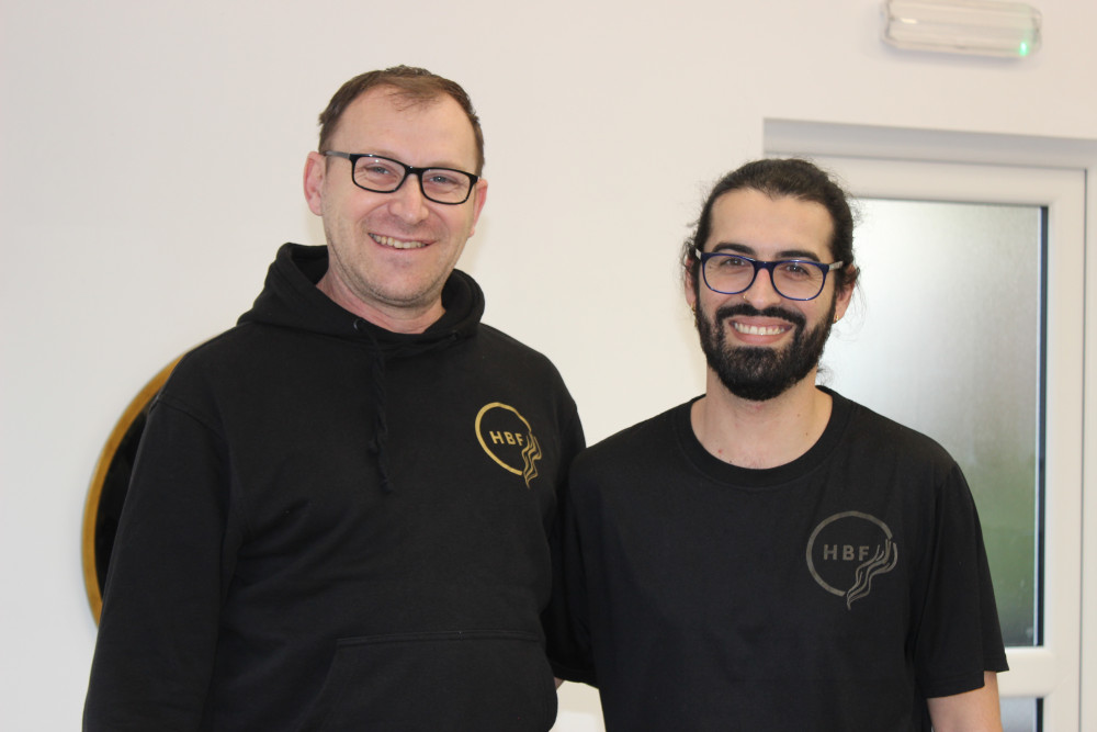 Kevin and Felix are elated with the move. (Image - Macclesfield Nub News / Alexander Greensmith) Kevin and Felix are elated with the move. (Image - Macclesfield Nub News / Alexander Greensmith)