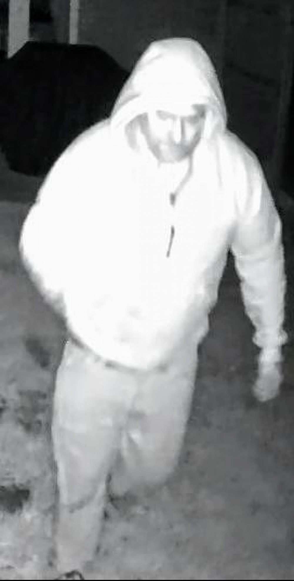 Cheshire Police have released a CCTV image of a man they would like to talk to, following an attempted burglary in Leighton (Cheshire Police).