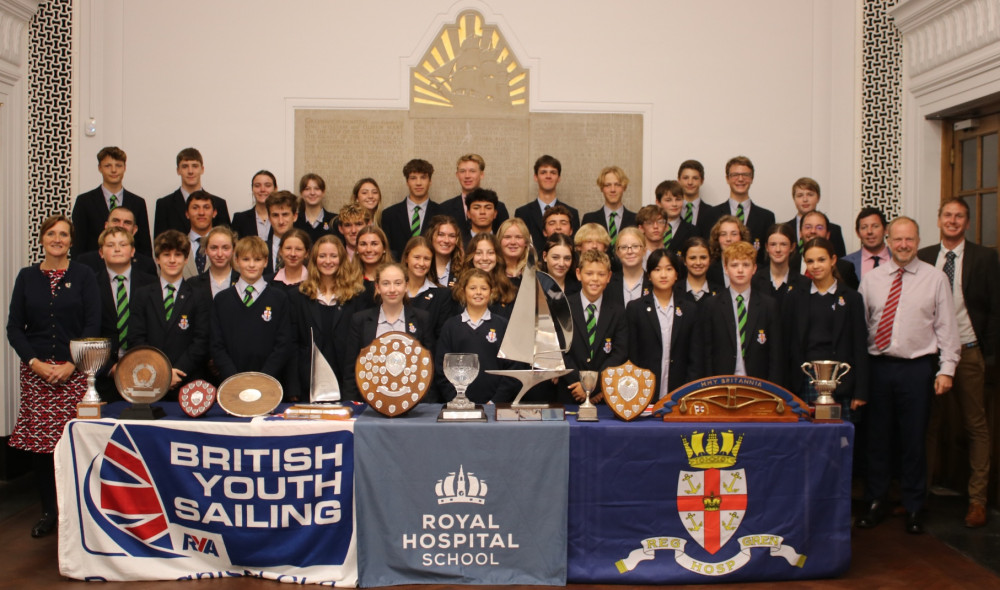 Successful sailing team presentation (Picture: RHS)