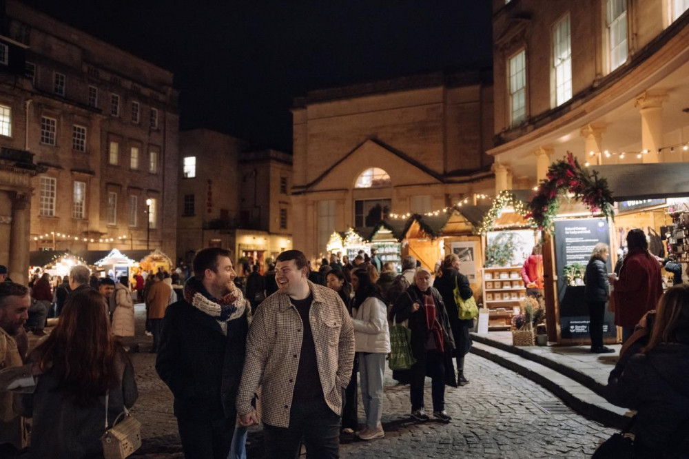 Bath Christmas Market 2023, image B&NES