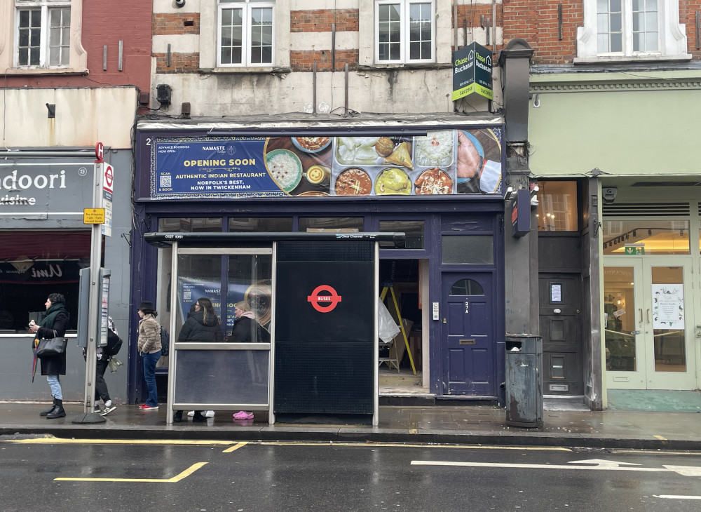 New Indian and Vegetarian restuarant to open in Twickenham this March. (Photo Credit: Heather Nicholls).