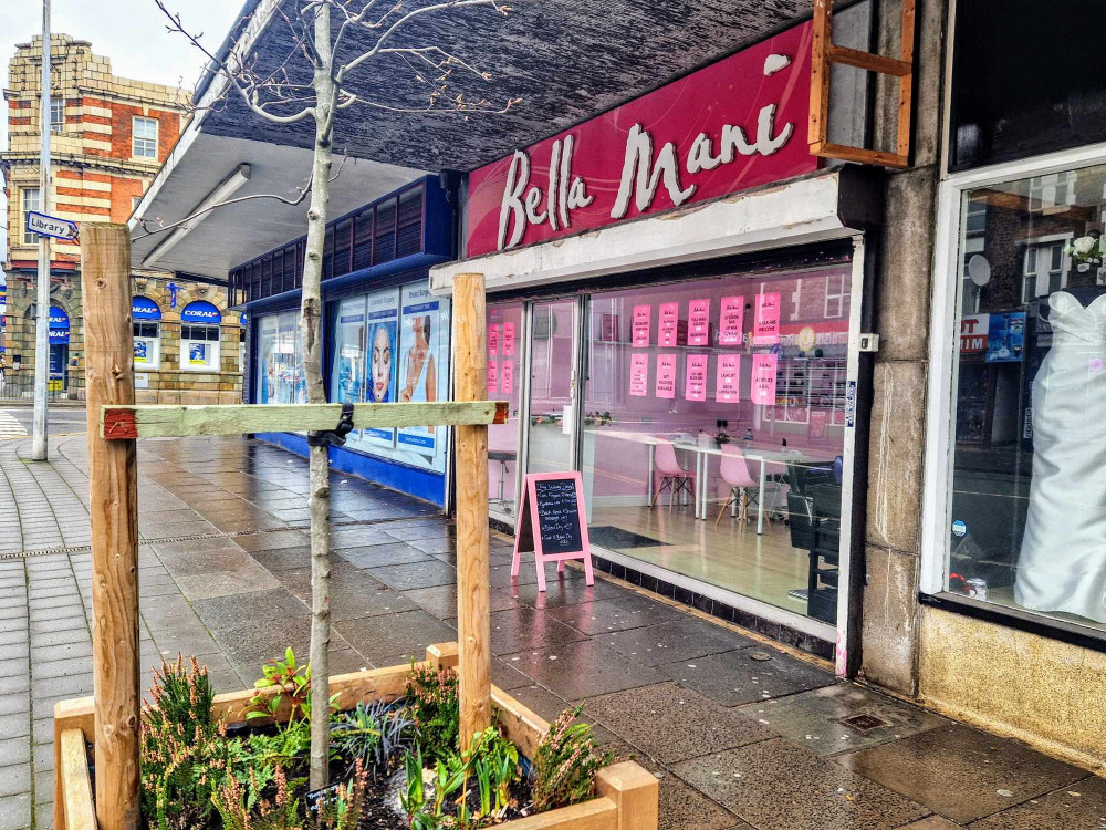 Bella Mani, Market Street, officially launched last June, opening inside the former Mark Anthony Hair Studio store (Ryan Parker).