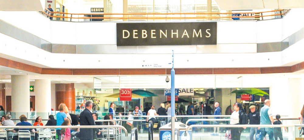 The former Debenhams store