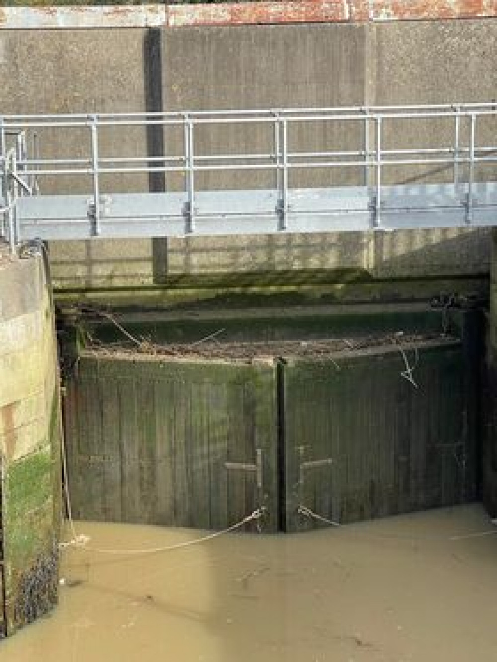 The closed gates at Purfleet