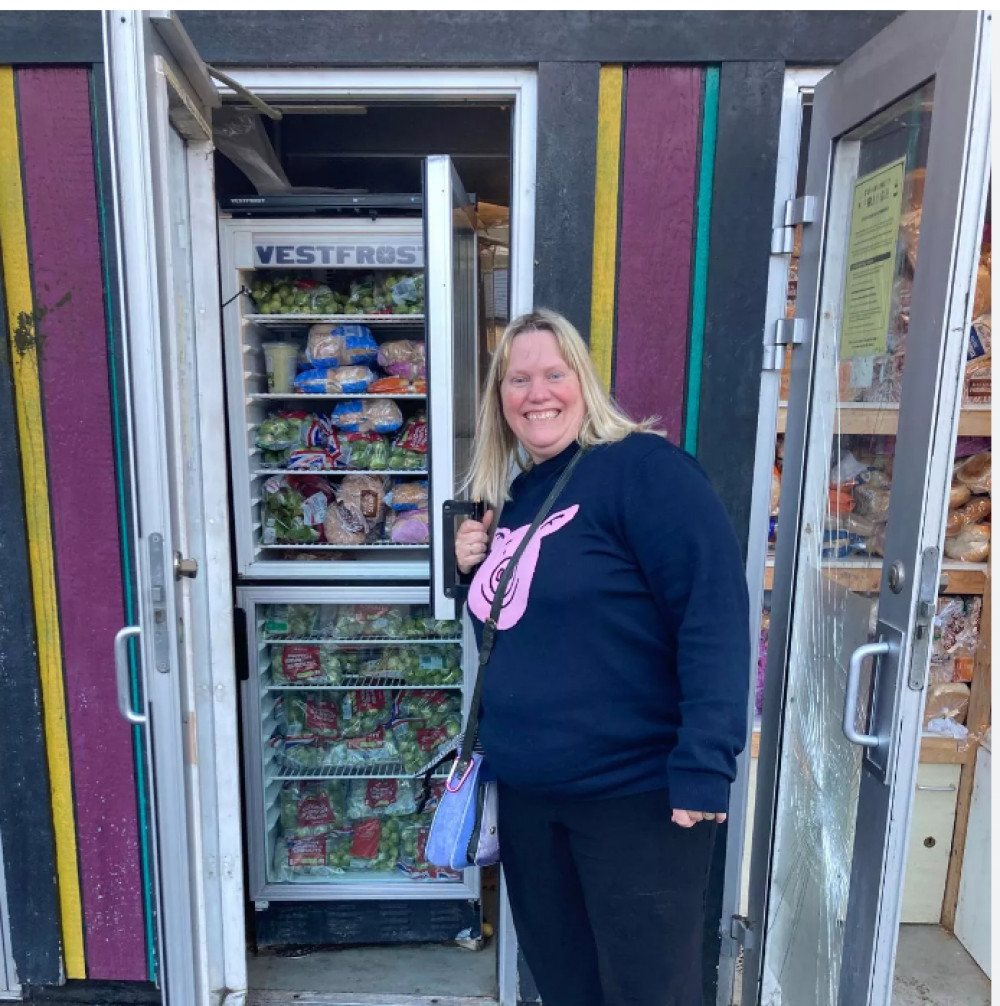 The community fridge in Frome, image Edventure The community fridge in Frome, image Edventure