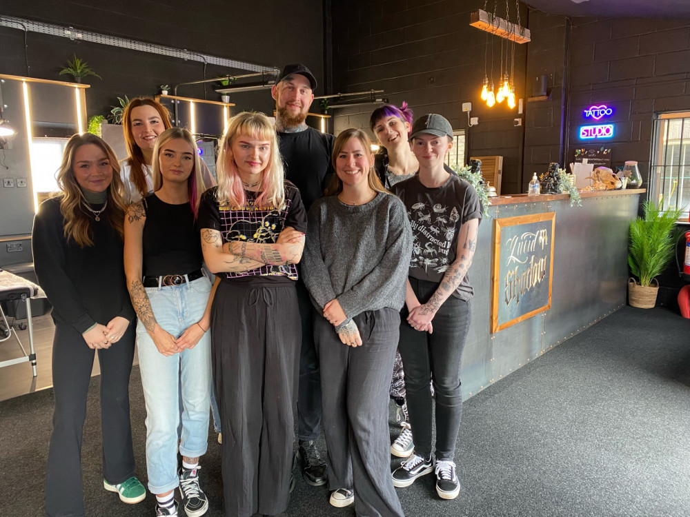 The team at Lucid Shadow Tattoo Studio, looking for to their first ever charity night in aid of Suicide Prevention UK The team at Lucid Shadow Tattoo Studio, looking for to their first ever charity night in aid of Suicide Prevention UK