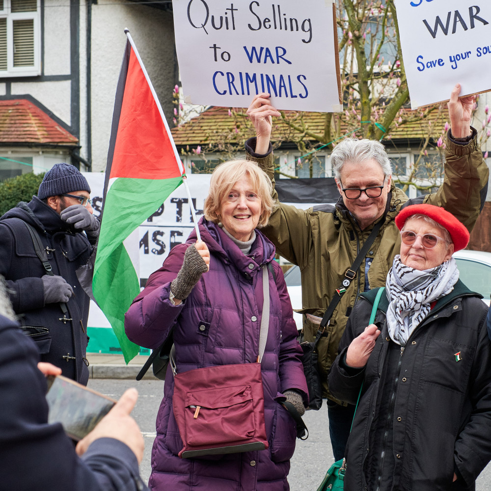 Another snap of some of the protesters. (Photo Credit: Oliver Monk). Another snap of some of the protesters. (Photo Credit: Oliver Monk).