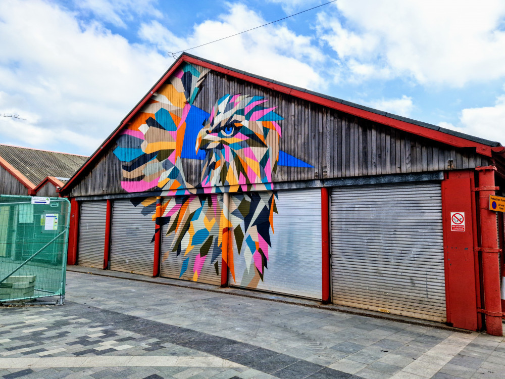 The Eagle mural on LY2 in Crewe town centre (Ryan Parker).