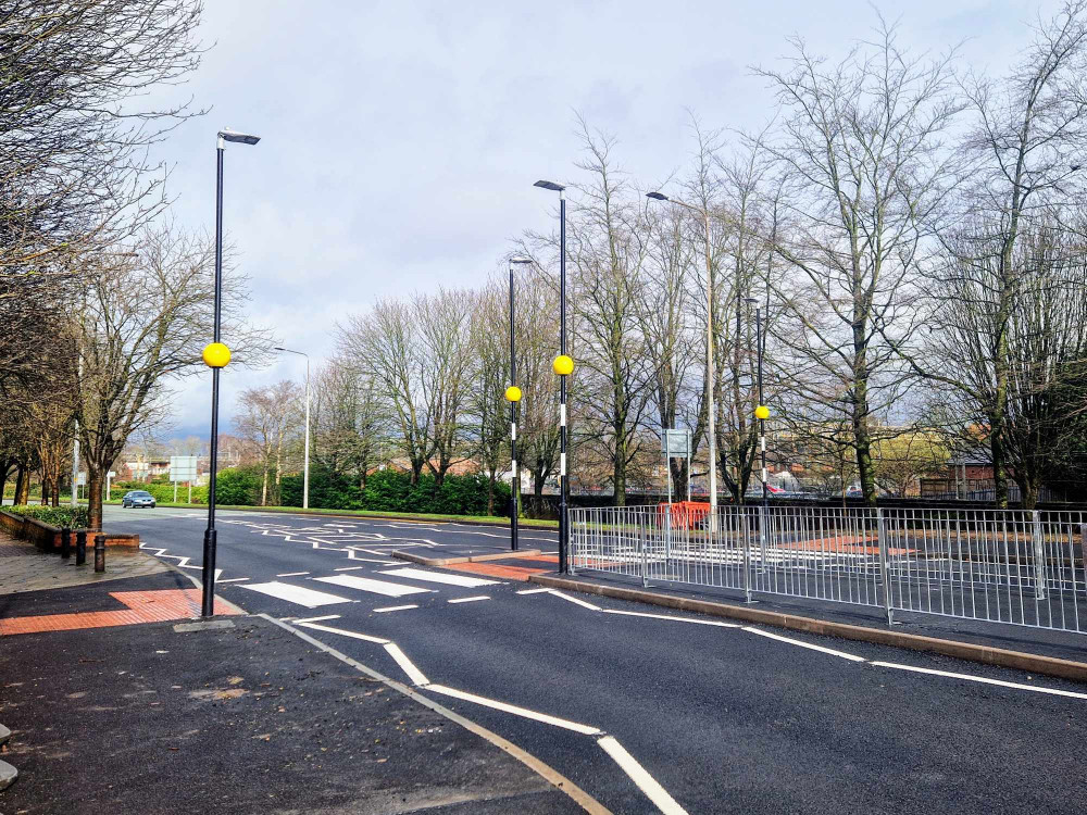 Vernon Way, at its junction with Earle Street Roundabout, fully reopened on Tuesday 27 February (Ryan Parker).