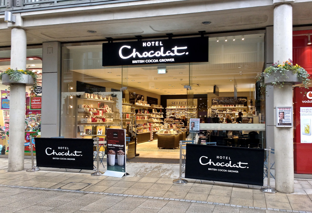 Hotel Chocolat says its new Stratford outlet will be a 'concept store' (image by Martin Pettitt)