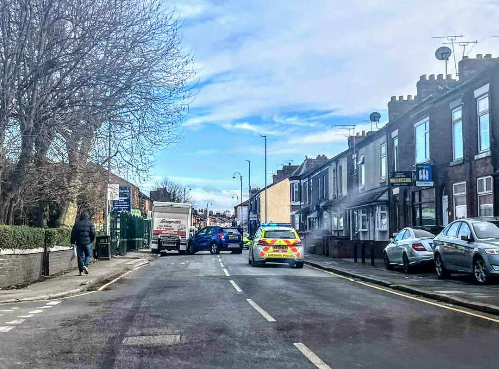 On Monday 4 March, Cheshire Police received reports of a collision on West Street (Nub News). 