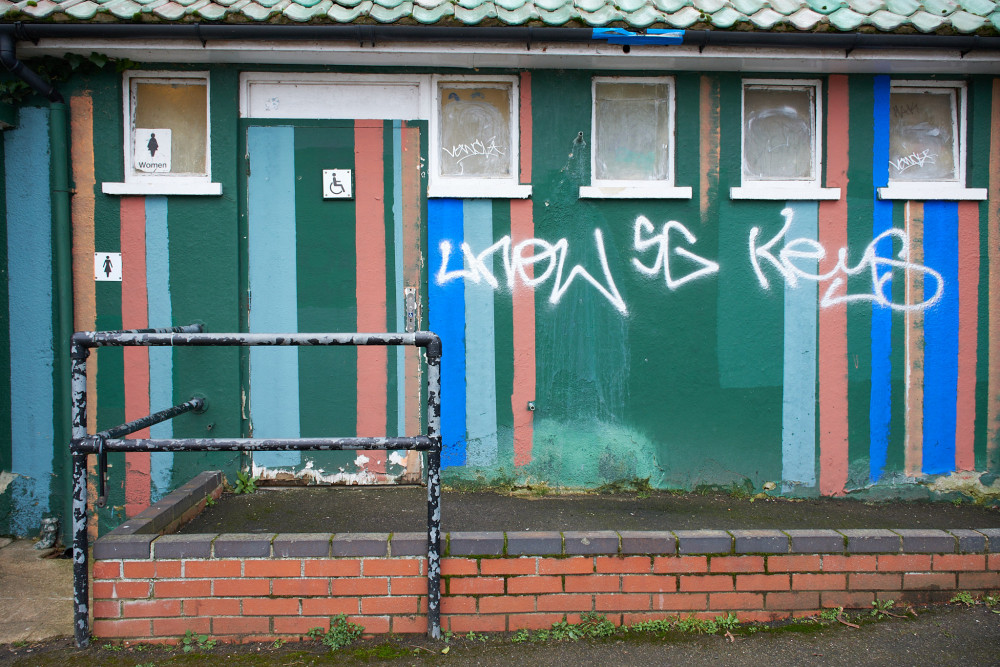 The public toilets have been vandalised multiple times in the past. However it is hoped that a redesign could limit future anti-social behaviour (Photo: Oliver Monk)