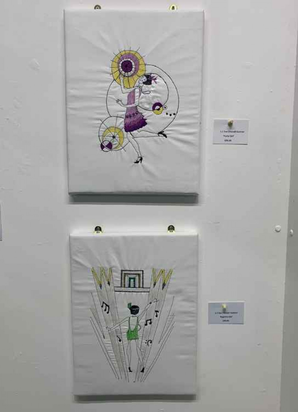 Sue Chisnall-Sumner's lovely 'Party Girl' and 'Ragtime Girl' pieces Sue Chisnall-Sumner's lovely 'Party Girl' and 'Ragtime Girl' pieces
