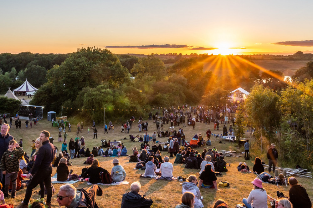 The scene at Feanedock Woodland near Moira for the Timber Festival. Photo: Supplied