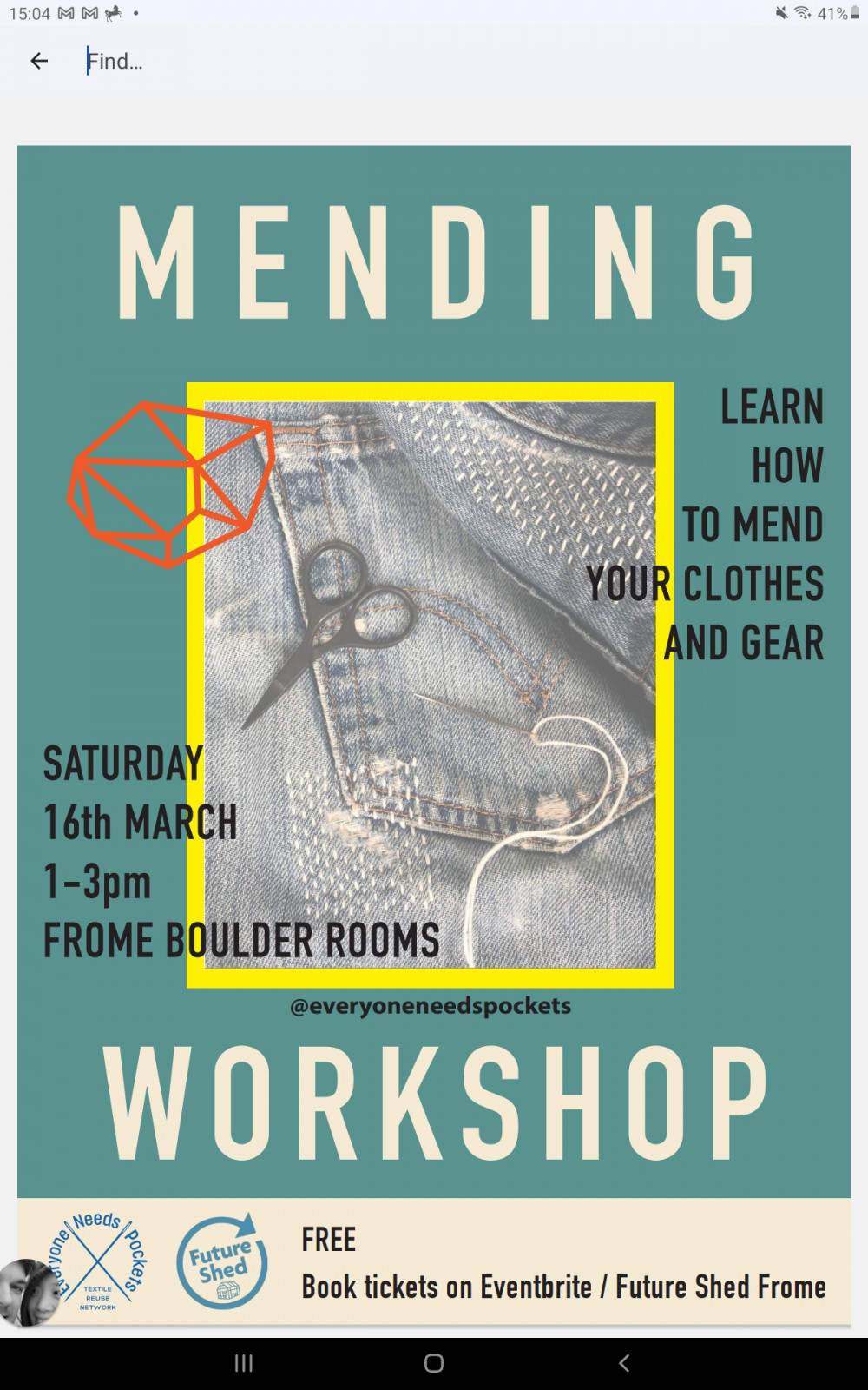 How to Mend Your Clothes with Everyone Needs Pockets 