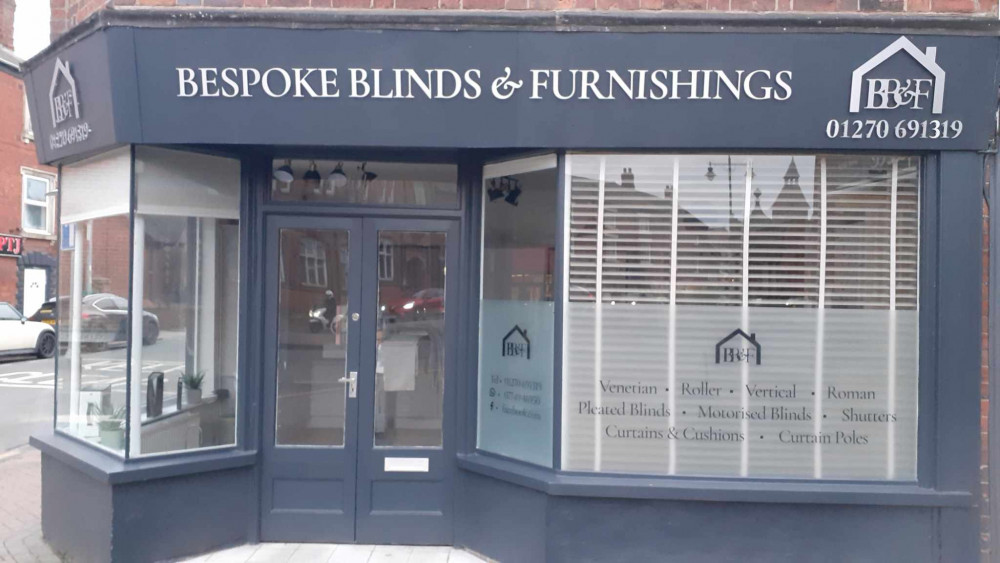 Bespoke Blinds & Furnishings has opened in Sandbach. (Photo: Nub News)