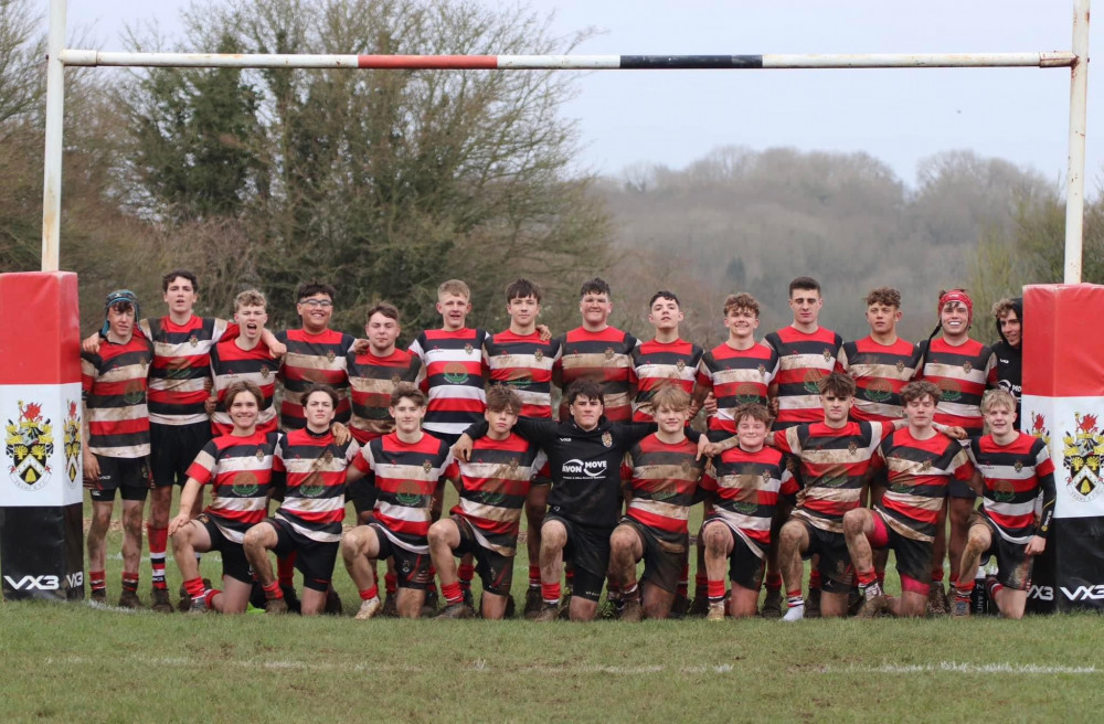 Frome RFC Under 16 squad, image Frome RFC