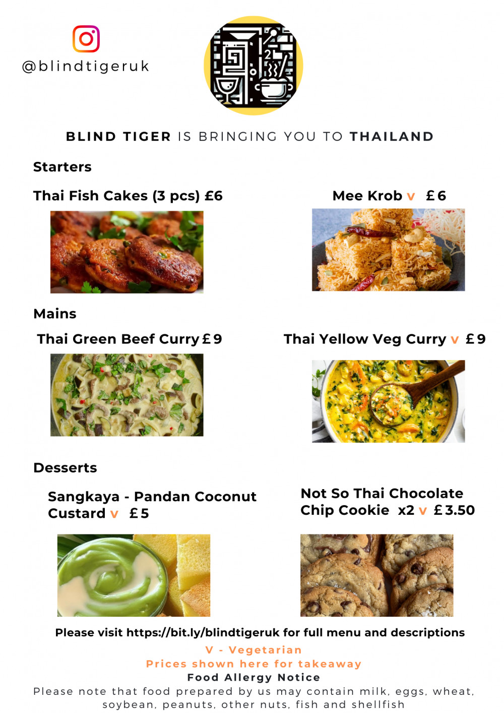 Blind Tiger UK - Thai Pop Up 