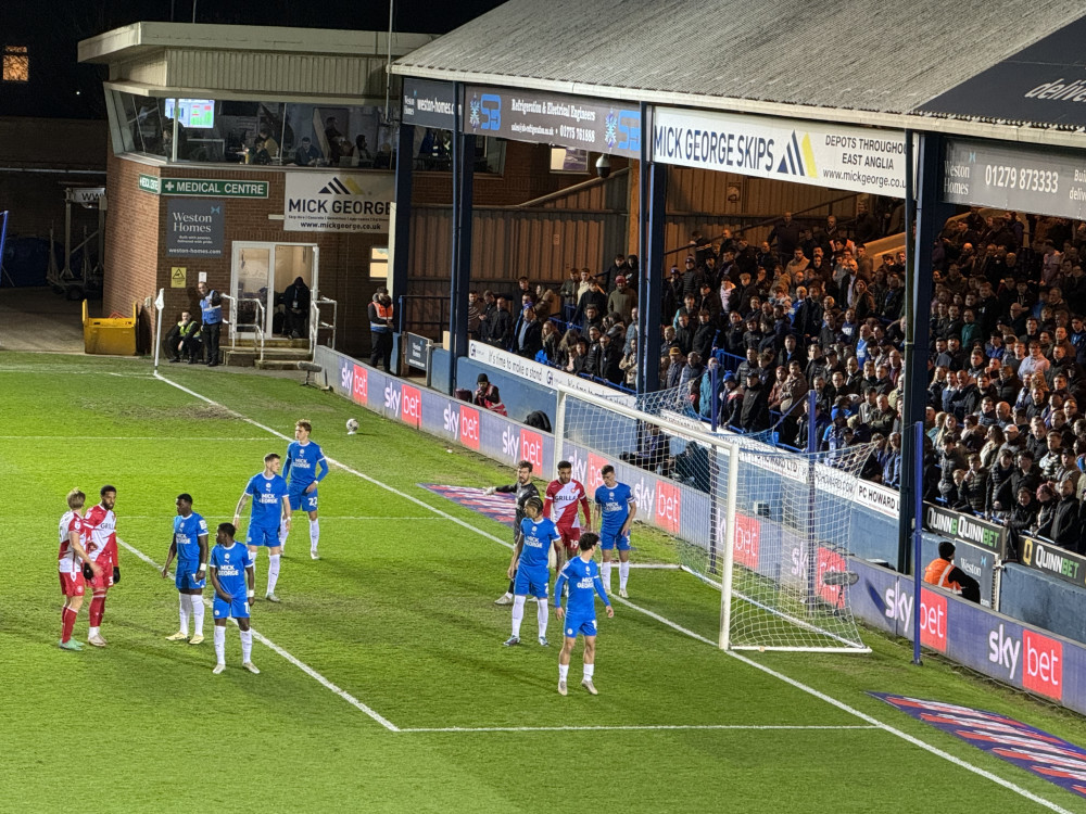 Stevenage travelled up the A1 to Peterborough on Wednesday evening to play their League One clash against the Posh at London Road 