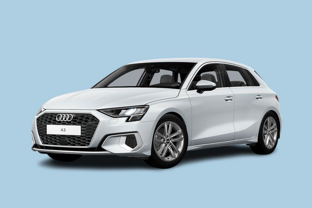 The Audi A3 Sportback is available with £2250 deposit contribution (Swansway Group).