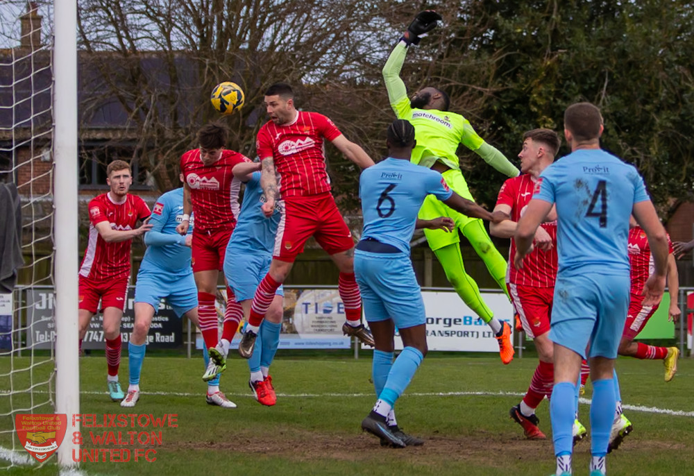 Felixstowe go top of the table (Picture: Stefan Peck)