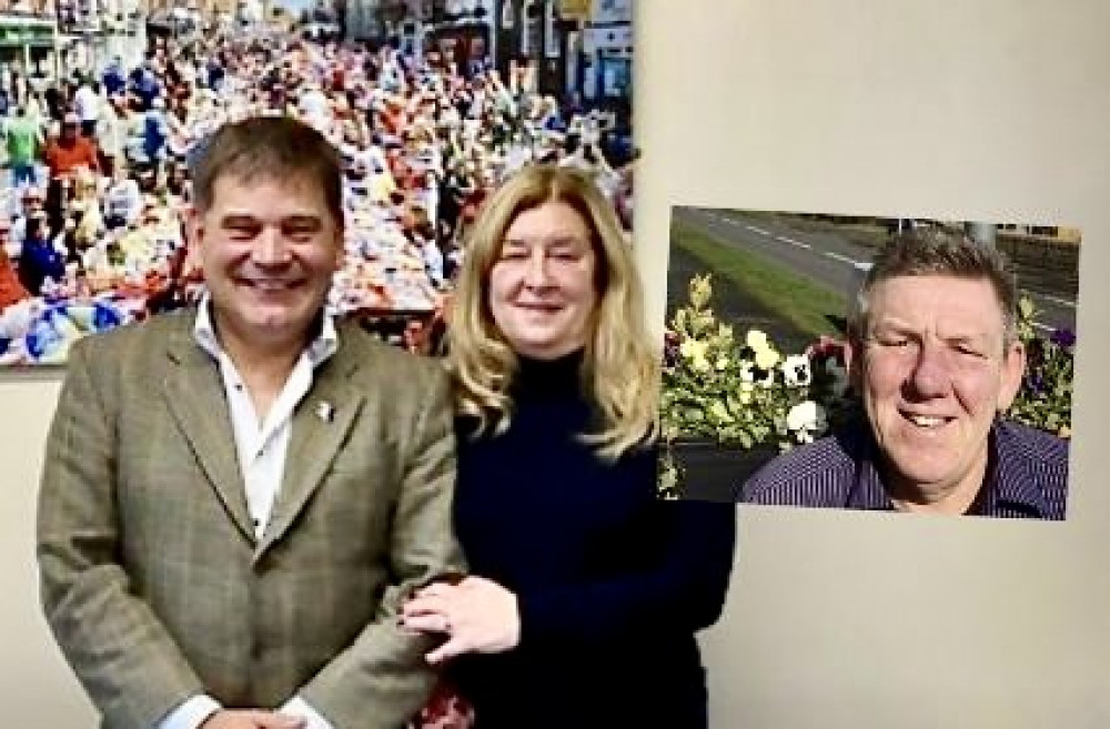 Jacky McNeice has had support from North West Leicestershire MP Andrew Bridgen and Whitwick councillor, Tony Gillard (inset). Both photos: Supplied