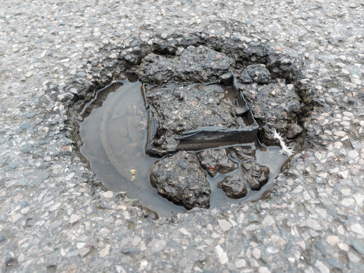 Potholes are without question bigger and more widespread than ever. Image Nub News 