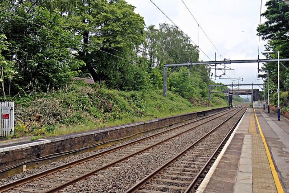 A man had to be coaxed off the track near Alsager Railway Station on Saturday 16 March, affecting a rail service to Crewe (Wiki Commons).