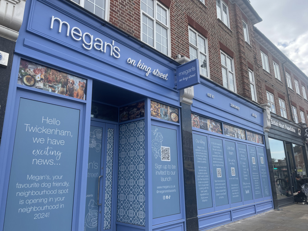 Megan's submit pavement licence application for new Twickenham location. (Photo Credit: Heather Nicholls).