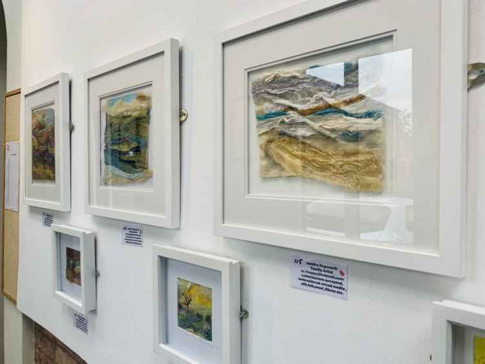 Sandra Hepworth's lovely exhibition can be viewed at Castle Park Arts Centre Sandra Hepworth's lovely exhibition can be viewed at Castle Park Arts Centre