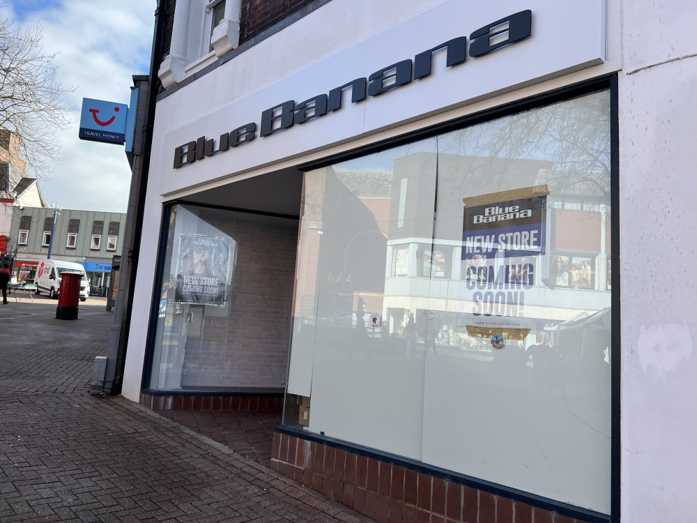 Blue Banana will open on Market Square, Hanley, on Saturday 30 March (Nub News). Blue Banana will open on Market Square, Hanley, on Saturday 30 March (Nub News).