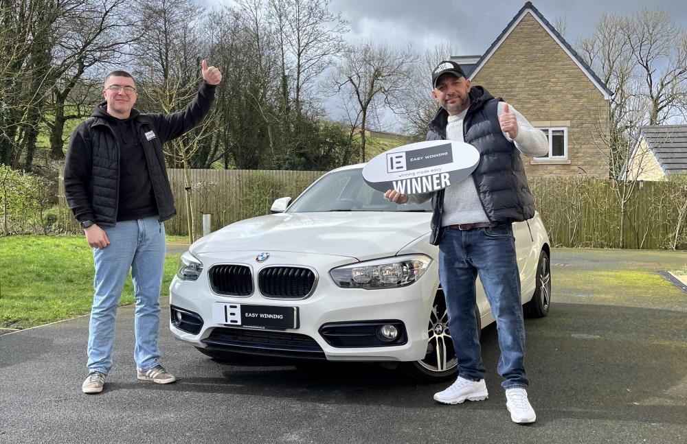 Paul won this stunning BMW after entering Easy Winning's draw for only 99p (Easy Winning).