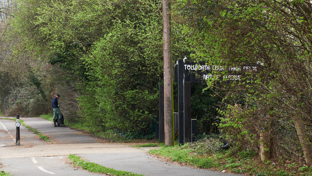 Architecture students from Kingston University will help redesign the site's six entrances to help intergrate the site into the local area, as well as discourage antisocial behaviour like dirt biking (Photo: Oliver Monk)