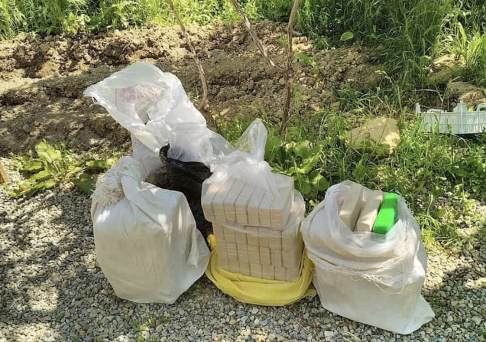 Blocks of heroin sent to Shakeel Razaq by suspected supplier in Turkey. CREDIT: Eastern Region Special Operations Unit